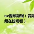 nv视频剪辑（爱剪辑视频在线观看）