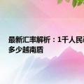 最新汇率解析：1千人民币等于多少越南盾