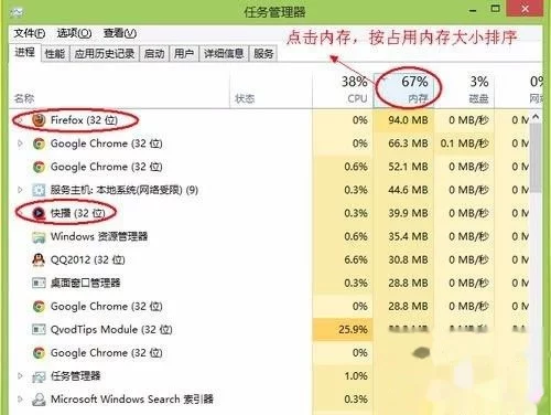 电脑内存空间小，运行缓慢！如何手动释放内存？