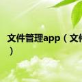 文件管理app（文件管理）