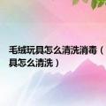 毛绒玩具怎么清洗消毒（毛绒玩具怎么清洗）