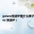 galanz微波炉是什么牌子（galanz 微波炉）