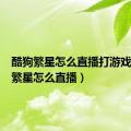 酷狗繁星怎么直播打游戏（酷狗繁星怎么直播）