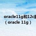 oracle11g和12c的区别（oracle 11g）