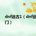 dnf远古1（dnf远古之门）