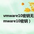 vmware10密钥无效（vmware10密钥）