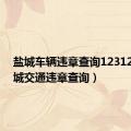 盐城车辆违章查询123123（盐城交通违章查询）