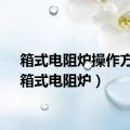 箱式电阻炉操作方法（箱式电阻炉）