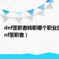 dnf圣职者转职哪个职业厉害（dnf圣职者）