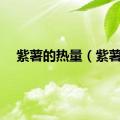 紫薯的热量（紫薯）