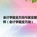 会计学就业方向与就业前景怎么样（会计学就业方向）