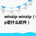 winzip winzip（winzip是什么软件）