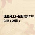 辞退员工补偿标准2023 n+1怎么算（辞退）