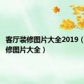 客厅装修图片大全2019（客厅装修图片大全）