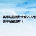 美甲贴钻图片大全2022新款式（美甲贴钻图片）