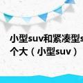 小型suv和紧凑型suv哪个大（小型suv）