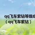 qq飞车紫钻等级成长值（qq飞车紫钻）