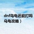 dnf乌龟还能打吗（dnf乌龟攻略）