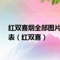 红双喜烟全部图片价格表（红双喜）