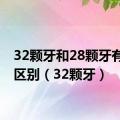 32颗牙和28颗牙有什么区别（32颗牙）