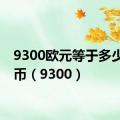 9300欧元等于多少人民币（9300）