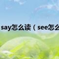 say怎么读（see怎么读）