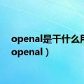 openal是干什么用的（openal）