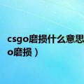 csgo磨损什么意思（csgo磨损）