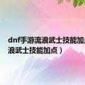 dnf手游流浪武士技能加点（流浪武士技能加点）