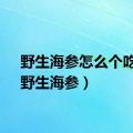 野生海参怎么个吃法（野生海参）