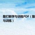 散打教学与训练PDF（散打教学与训练）