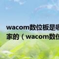 wacom数位板是哪个国家的（wacom数位板）