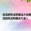 丝瓜的吃法和做法大全图解（丝瓜的吃法和做法大全）