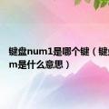 键盘num1是哪个键（键盘上num是什么意思）