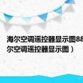 海尔空调遥控器显示图88.5（海尔空调遥控器显示图）