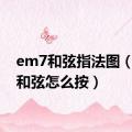 em7和弦指法图（em7和弦怎么按）