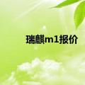 瑞麒m1报价