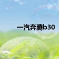 一汽奔腾b30