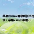 苹果xsmax屏幕刷新率是多少赫兹（苹果xsmax屏幕）