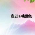 奥迪a4l颜色