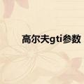 高尔夫gti参数