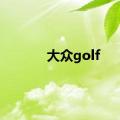 大众golf