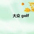 大众 golf