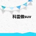 科雷傲suv