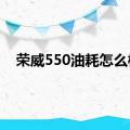 荣威550油耗怎么样