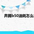 奔腾b50油耗怎么样