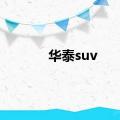 华泰suv