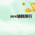 suv油耗排行