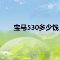 宝马530多少钱