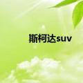 斯柯达suv